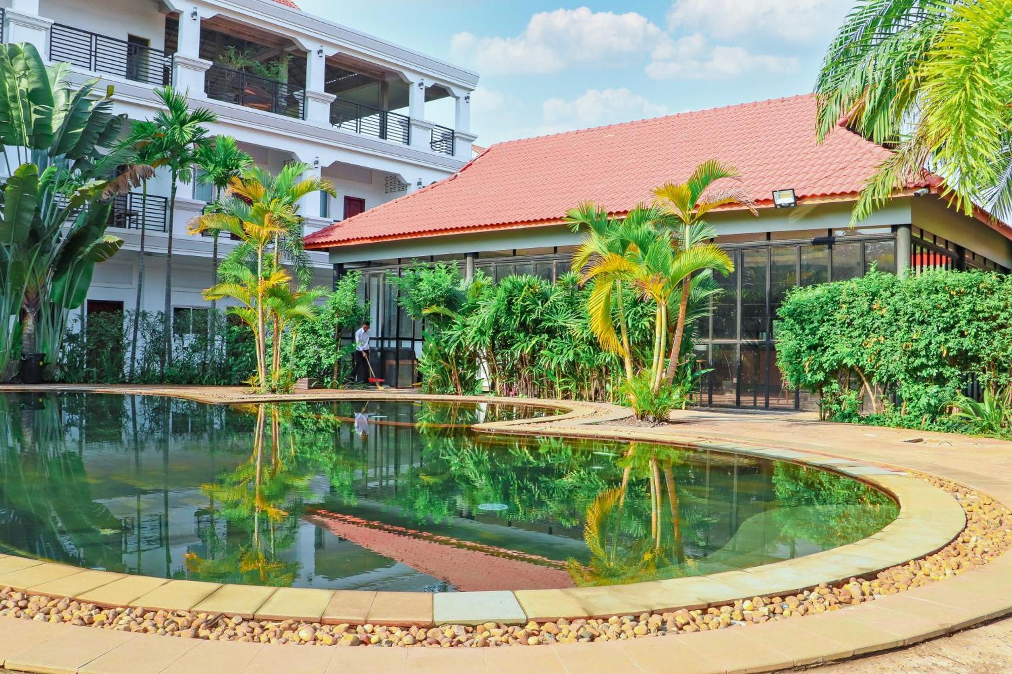 Lucky Garden Boutique Hotell Siem Reap Exteriör bild